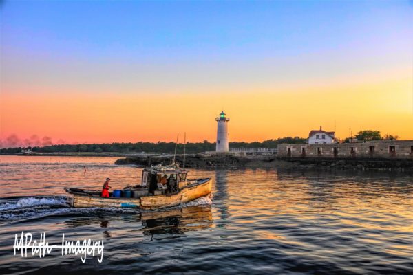 Portsmouth Harbor Lighthouse Sunset