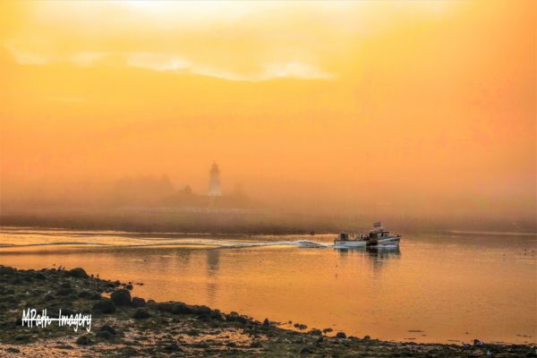 Mulholland Lighthouse Sunrise Fog