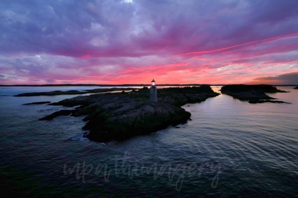 Moose Peak Lighthouse Sunset