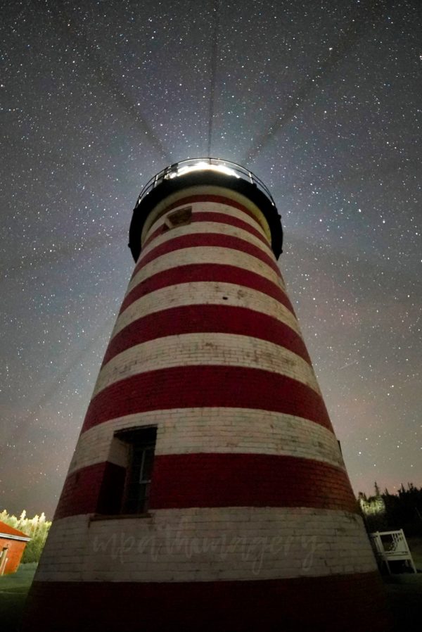 West Quoddy Head Lighthouse Tower Stars