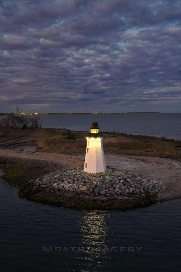 Fayerweather Lighthouse Blue Hour